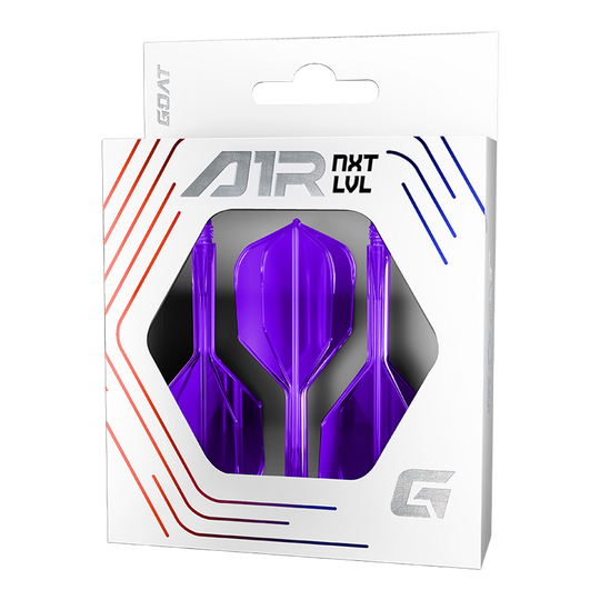 GOAT A1R No6 Flight-Shaft-System - Neon Lila Das Bild zeigt das GOAT A1R No6 Flight-Shaft-System in Neon Lila. Das Produkt eignet sich bestens als Dart-Zubehör.