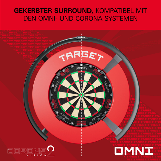 Target Notched Dartboard Surround