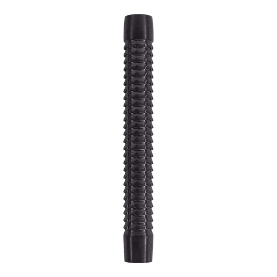 McDart Phantom Softdart-Barrels Das Bild zeigt ein schwarzes Softdart-Barrel der Marke McDart Phantom. Das Barrel hat eine geriffelte Oberfläche für besseren Halt.