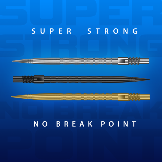 Harrows Quick Point Micro Ridge Dartspitzen - Silber Abgebildet sind Harrows Quick Point Micro Ridge Dartspitzen in Schwarz. Die Oberfläche ist mit feinen Rillen strukturiert.