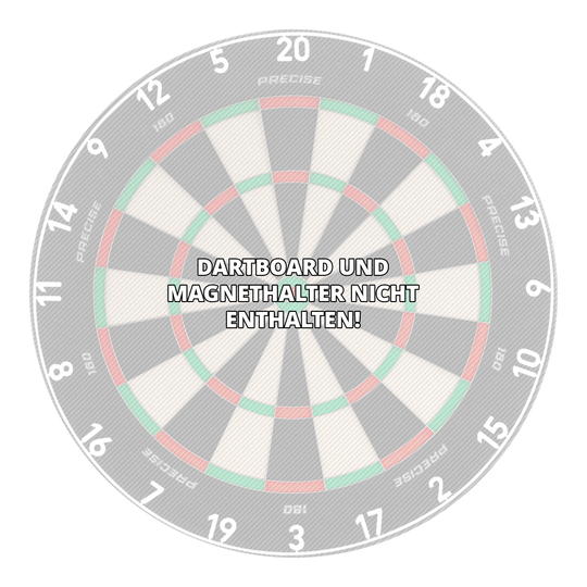 Das Bild zeigt einen Zahlenring, Classic White, für ein Dartboard. Das Produkt wird genutzt, um die Felder des Dartboards zu markieren.