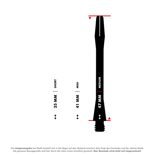 Harrows Keramic Shafts - Matt Black