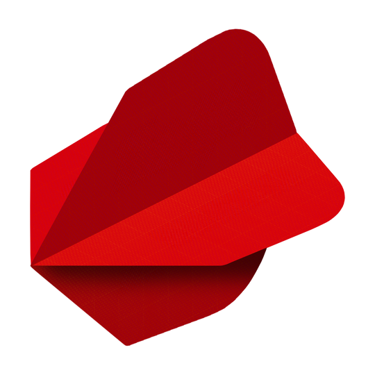 Nylon-Stoff No6 Flights Hier sind Nylon-Stoff No6 Flights in der Farbe Rot zu sehen. Diese Flights sind Zubehör für Darts.