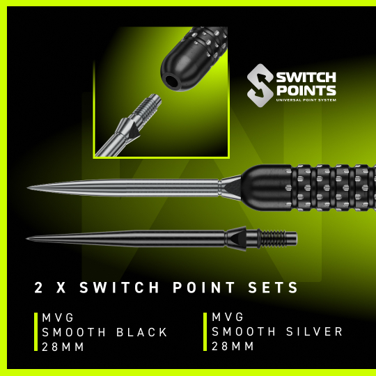 Winmau Michael Van Gerwen W-MAX Switch Point Steeldarts