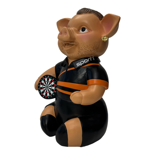 Hier ist das Sport1 Genie Phrasenschwein zu sehen. Es ist ein Phrasenschwein von der Marke Sport1.