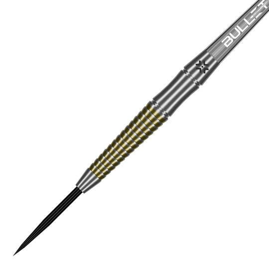 Bullet Fang Steeldarts Abgebildet sind die Bullet Fang Steeldarts aus Seitenansicht. Die Darts werden im Profil dargestellt.