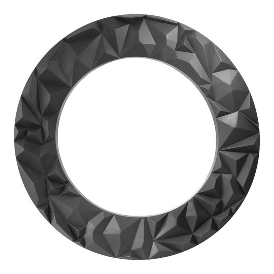 Precise 180 3D Dartboard Surround Subterra - Graphite Hier ist das Precise 180 3D Dartboard Surround Subterra - Graphite abgebildet. Das Produkt bietet Schutz für die Wand hinter dem Dartboard.