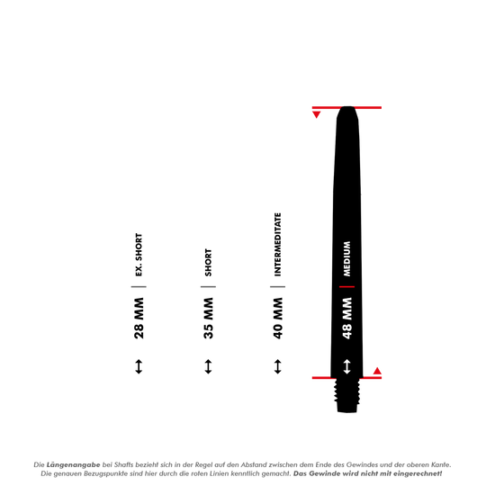 Nylon Shafts - Schneeweiß