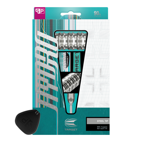 Target Hydro 01 Swiss Point Steeldarts Das Bild zeigt die Target Hydro 01 Swiss Point Steeldarts. Die Darts haben ein modernes Design und sind speziell für Präzision entwickelt.