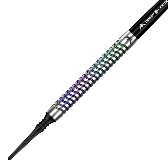 Mission Mirage Softdarts - 20g Mission Mirage Softdarts - 20g sind auf dem Bild abgebildet. Das Bild stellt die Form und das Design der Softdarts dar.
