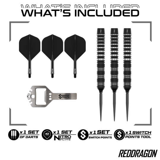Red Dragon Sable Parallel Switch Point Steeldarts Hier ist der Red Dragon Sable Parallel Switch Point Steeldarts zu sehen. Diese Steeldarts stehen für Qualität und Langlebigkeit.