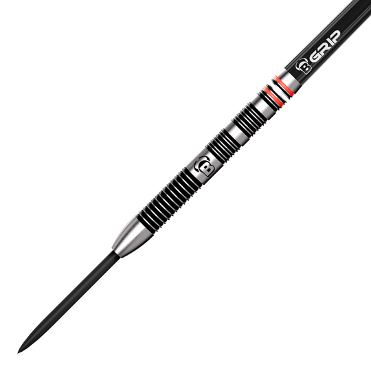 Bulls Challenger Patrick Tringler Steeldarts - 21g Bulls Challenger Patrick Tringler Steeldarts mit 21g Gewicht. Das Bild stellt die Form und Details der Steeldarts dar.