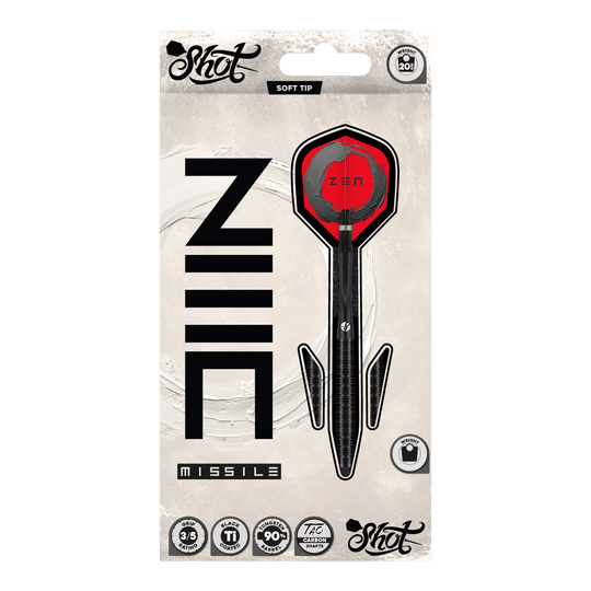 Shot ZEN Missile Softdarts - 20g Shot ZEN Missile Softdarts - 20g