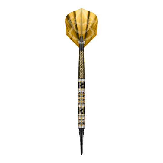 Shot Alchemy Auro Softdarts - 20g Das Bild zeigt die Shot Alchemy Auro Softdarts - 20g. Sie sind für Softdartspiele entwickelt worden.