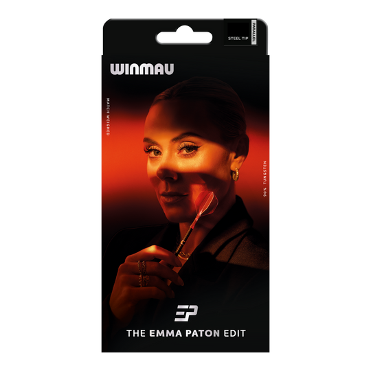Winmau Emma Paton Edit Steeldarts - 23 g Abgebildet ist das Produkt Winmau Emma Paton Edit Steeldarts - 23 g. Die Steeldarts sind speziell für Dartspieler entworfen.