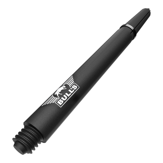 Bulls NL Capo Carbon Shafts - Schwarz Abgebildet ist ein BullsNL Capo Carbon Shaft in mittlerer Größe. Die schwarze Welle ist 46 mm lang.
