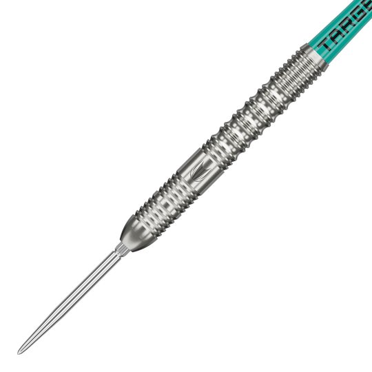 Target Hydro 01 Swiss Point Steeldarts Abgebildet ist eine Variante der Target Hydro 01 Swiss Point Steeldarts. Die Darts sind im Detail zu erkennen.