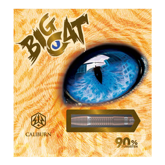 Caliburn Big Cats Lion Steeldarts Das Bild zeigt einen Steeldart aus der Serie Caliburn Big Cats Lion. Der Dart ist detailliert und deutlich dargestellt.