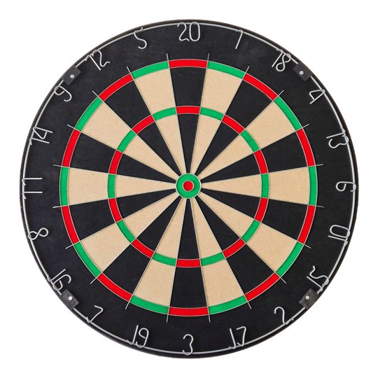 Dartboard mit Wunschtext Das Bild zeigt ein Dartboard mit Wunschtext. Das Produkt ist rund und hat einen traditionellen silbernen Ring.