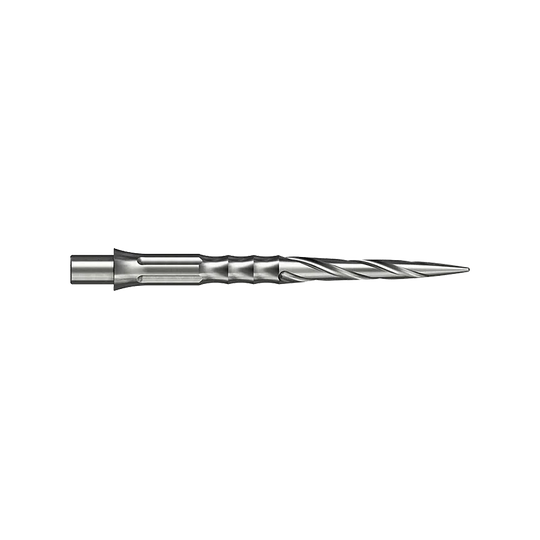 Mission Caliburn System Steeldartspitzen - Spiro - NoLip - Silber