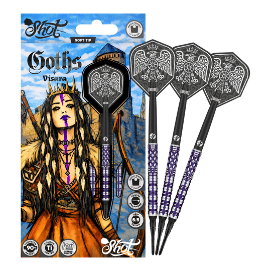 Shot Goths Visara Softdarts - 20g Shot Goths Visara Softdarts - 20g