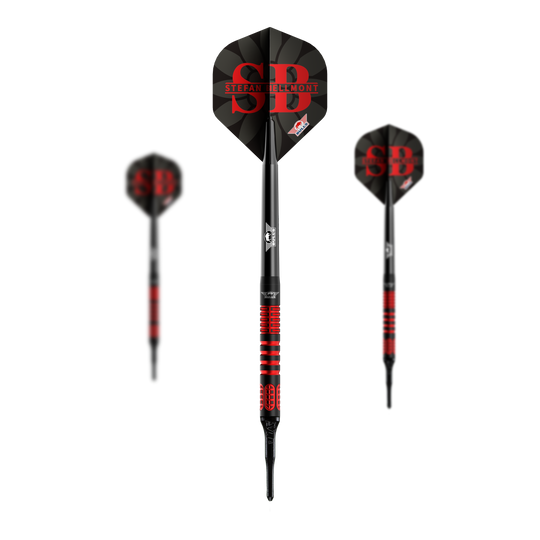 Bulls NL Stefan Bellmont 90 Softdarts - 20g Hier ist ein Set der Bulls NL Stefan Bellmont 90 Softdarts - 20g zu sehen. Das Set wurde für professionelle Dartspieler entwickelt.