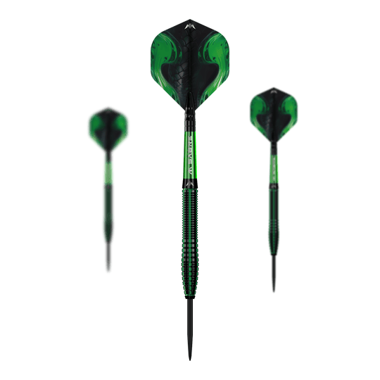 Mission Venom Steeldarts Das Set Mission Venom Steeldarts liegt sortiert im Bild. Das Material erscheint stabil.