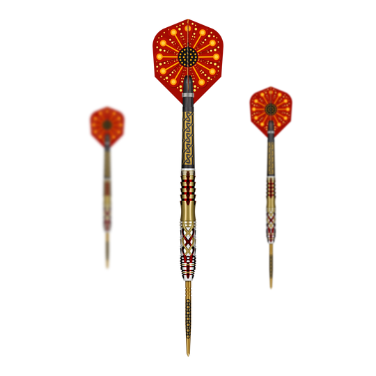 Shot Goths Alaric Turbo Point Steeldarts - 23g Gezeigt werden Shot Goths Alaric Turbo Point Steeldarts im 23g Set. Das Set bietet hochwertige Steeldarts für anspruchsvolle Dartspieler.
