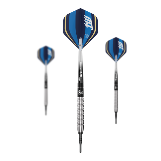 Bulls Leon Weber Softdarts - 22g Auf dem Bild sind Bulls Leon Weber Softdarts - 22g als komplettes Set dargestellt. Das Set eignet sich perfekt für den Einstieg ins Softdart-Spiel.