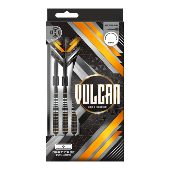 Harrows Vulcan Steeldarts Das Bild zeigt Harrows Vulcan Steeldarts. Die hochwertige Verarbeitung ist deutlich sichtbar.