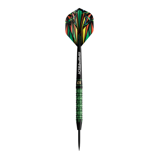 GOAT Athlete Green Tungsten Steeldarts Hier sieht man GOAT Athlete Tungsten Steeldarts. Die Pfeile sind speziell für das Dartspiel entworfen.