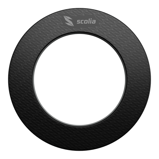 Scolia Stealth Dartboard Surround Abgebildet ist das Scolia Stealth Dartboard Surround. Es handelt sich um eine Umrandung für Dartscheiben.