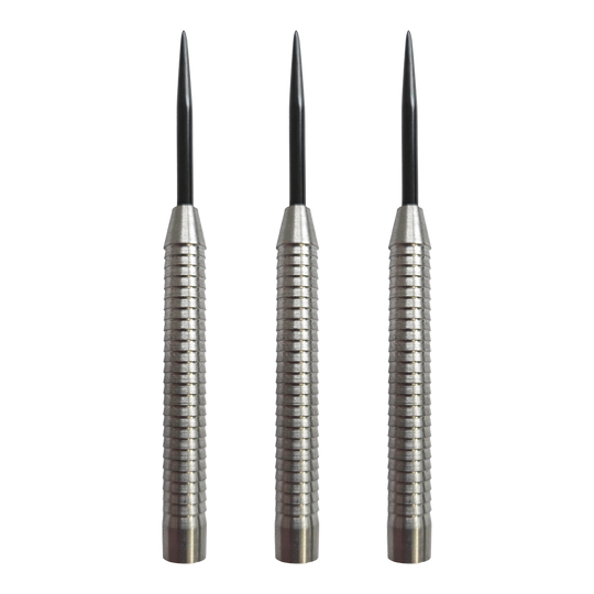 McDart Shark 3 Steeldart-Barrels - 18g Hier sieht man die McDart Shark 3 Steeldart-Barrels mit 18g Gewicht als Set. Die Steeldart-Barrels zeichnen sich durch eine anspruchsvolle Struktur aus.