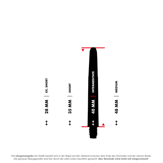 Nylon Shafts - Naturweiß