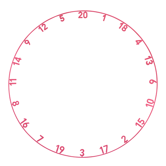 Das Bild zeigt das Produkt mit dem Dateinamen ONE1013_Precise180_OnePiece_Lasercut_Zahlenring_CyberPink_1. Es handelt sich um ein nicht näher beschriebenes Produktbild.