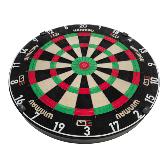 Winmau Equalizer Steeldartboard Abgebildet ist das Winmau Equalizer Steeldartboard. Das Board ist speziell für Steeldarts ausgelegt.
