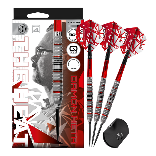 Harrows Damon Heta Series 4 Quick Point Steeldarts Hier wird das Set Harrows Damon Heta Series 4 Quick Point Steeldarts präsentiert. Das Produkt besticht durch Präzision und robuste Verarbeitung.