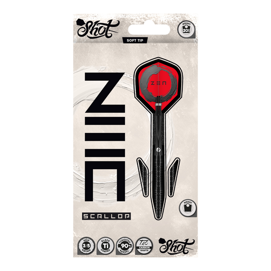 Shot ZEN Scallop Softdarts - 20g Shot ZEN Scallop Softdarts - 20g