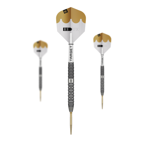 Target Redux 01 Swiss Point Steeldarts Hier werden die Target Redux 01 Swiss Point Steeldarts präsentiert. Das Set eignet sich für ambitionierte Dartspieler.