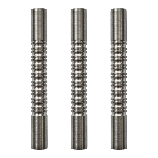 McDart Double Ring 2 Softdart Barrels - 18g Abgebildet ist das Produkt McDart Ring 2 Softdart Barrels - 18g. Es handelt sich um ein Set Softdart-Barrels mit doppeltem Ring-Design.
