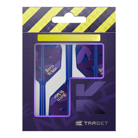 Target K-Flex Luke Littler Born To Win World Champion No6 Flights Hier sehen Sie die Target K-Flex Luke Littler Born To Win World Champion No6 Flights. Es handelt sich um spezielle Dart-Flights für Profis.