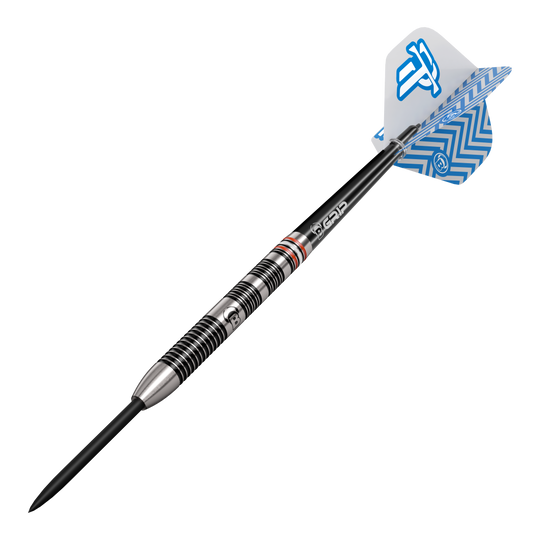 Bulls Challenger Patrick Tringler Steeldarts - 21g Bulls Challenger Patrick Tringler Steeldarts mit 21g Gewicht. Abgebildet ist das Dartprodukt aus einer anderen Perspektive.