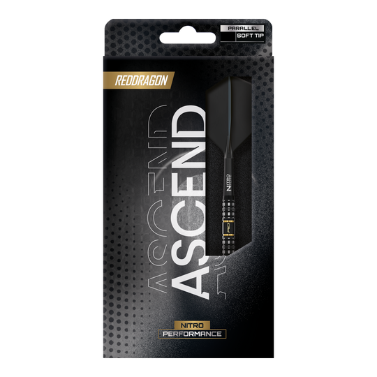 Red Dragon Ascend Parallel Softdarts - 20g Auf dem Bild sieht man Red Dragon Ascend Parallel Softdarts - 20g. Sie eignen sich hervorragend für Darts-Fans.