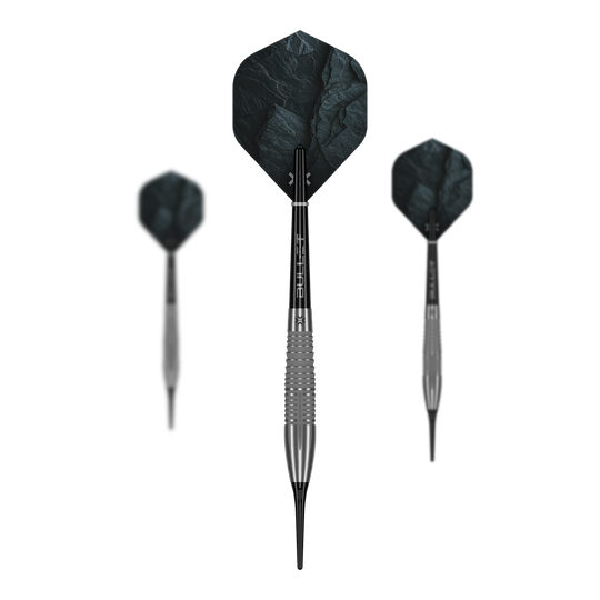 Bullet Monolith Softdarts - 20g Hier sind die Bullet Monolith 20g Soft Darts zu sehen. Die Softdarts eigenen sich für elektronische Dartboards.