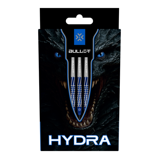 Bullet Hydra Steeldarts Das Bild zeigt Bullet Hydra Steeldarts. Diese Steeldarts eignen sich für präzises und professionelles Dartspiel.