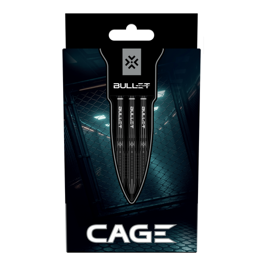 Bullet Cage Steeldarts Das Bild zeigt die Bullet Cage Steeldarts. Dies ist ein Steeldart-Produkt, das zum Dartspielen verwendet wird.