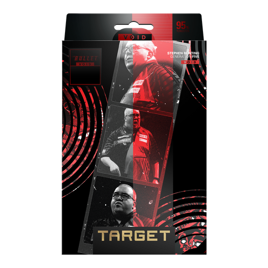 Target Stephen Bunting GEN5 Void Softdarts - 18g Die Abbildung zeigt die Target Stephen Bunting GEN5 Void Softdarts - 18g. Sie zeichnen sich durch eine hochwertige Verarbeitung und ein modernes Aussehen aus.