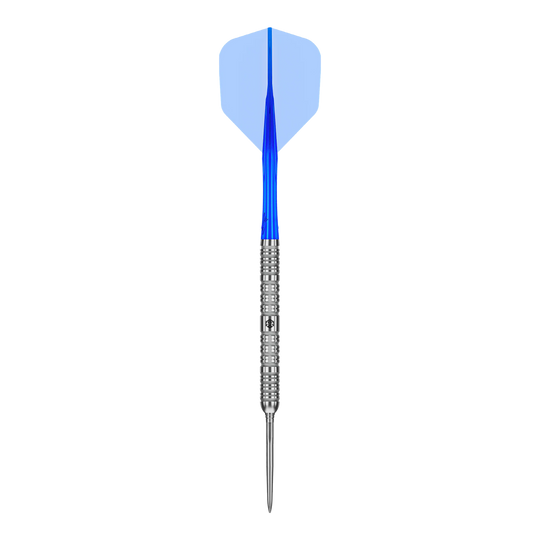 Hier sind die Caliburn Rix EZ-EVO R1 Steeldarts abgebildet. Die Steeldarts eignen sich besonders für Turnierspieler und Sammler.
