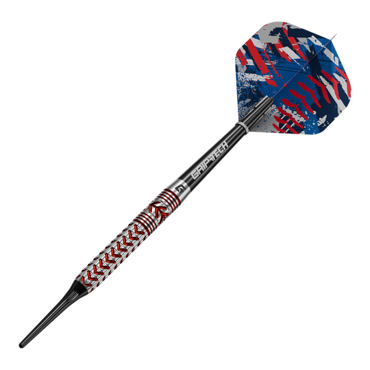 GOAT Curveball Softdarts - 20g Zu sehen sind die GOAT Curveball Tungsten Softdarts - 20g. Die Darts zeichnen sich durch ihr Gewicht von 20 Gramm und das verwendete Tungsten aus.