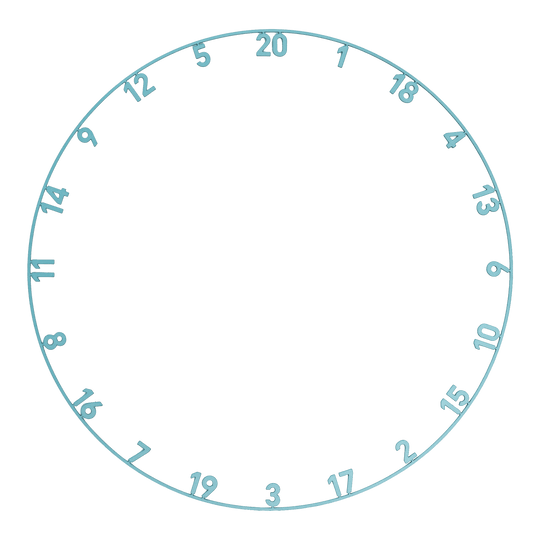 Precise 180 Endorphine Steeldartboard mit Nummernring - Infinity Blue Abgebildet ist das Precise 180 Endorphine Steeldartboard mit Nummernring in Infinity Blue. Das Produkt eignet sich ideal für Dartspieler aller Levels.